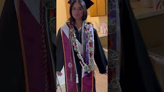 Congratulations Mia!  Magna Cum Laude - pre commencement at VA Tech