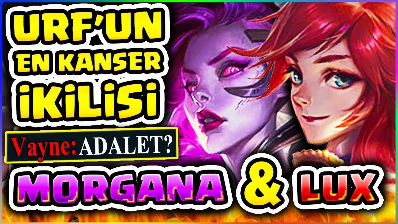 URF'UN EN KANSER İKİLİSİNİ YAPTIK!! MORGANA & LUX BOT PRE YAPTIK RAKİP ÇILDIRDI!!!