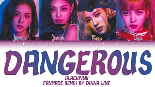 BLACKPINK - 'DANGEROUS' (Color Lyrics Eng/Rom/Han)