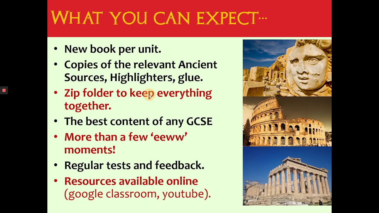 Welcome to GCSE Ancient History - MaxresDefault