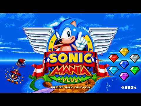 BEATING SONIC MANIA COMPLETELY (PC) WITH ALL EMERALDS & NO DEATHS