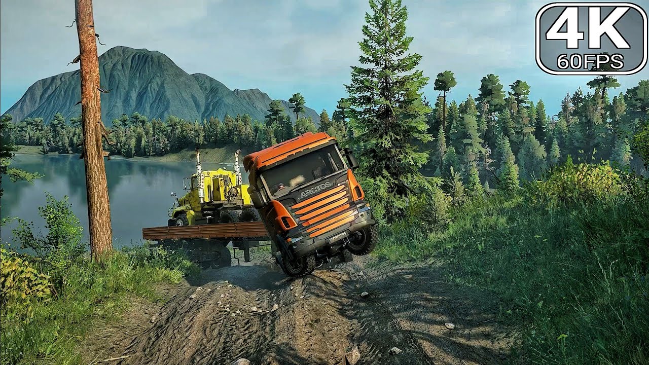 Truck Transport In Garage SnowRunner 4K 60FPS Gameplay YouTube