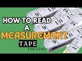 EASY METHOD| HOW TO ACCURATELY READ A MEASURING TAPE (in inches) | Sewing 101 PART 3