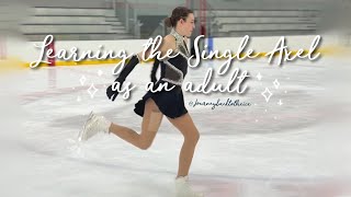Figure Skating Single Axel Progress | Learning as an Adult (journeybacktotheice) #adultsskatetoo