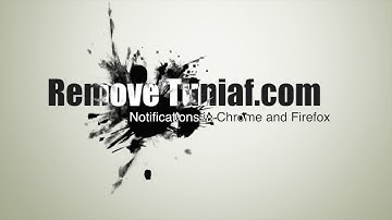 Remove Tuniaf.com "allow notifications" popup in Chrome and Firefox