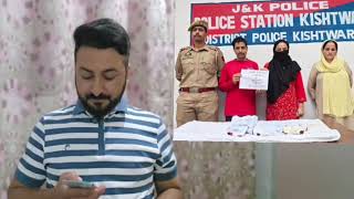 Notorious Dr_ug Peddler and Wife Held in Kishtwar - Narcotics and Cash Seized.