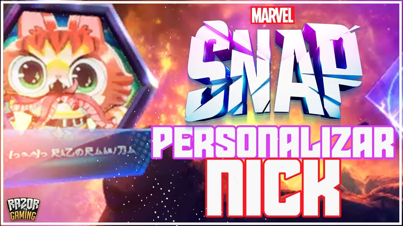 COMO PERSONALIZAR TU NICK EN MARVEL SNAP - YouTube