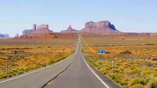 4K Scenic Drive to Monument Valley | Bluff to Kayenta on US-163, USA