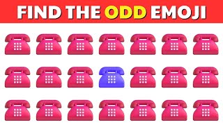 FIND THE ODD EMOJI OUT #081  | Odd One Out Puzzle | Find The Odd Emoji Quizzes