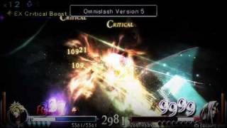 Omnislash | FF Dissidia | Lv54 vs Lv99