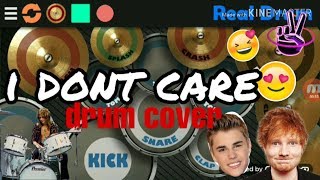 I DON'T CARE - Ed Sheeran ft. Justin Bieber (Real Drum App Cover) screenshot 5