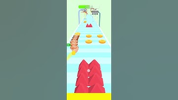 Donut Stack Run Race 3D gameplay level 5 #shorts #youtubeshorts #shortvideo