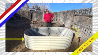 Garvee Above Ground Garden Planter 8x4x2 Metal Planter Box