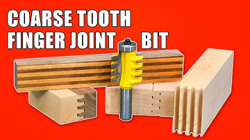 Reversible Finger Joint Router Bit - Coarse Tooth Finger Joints