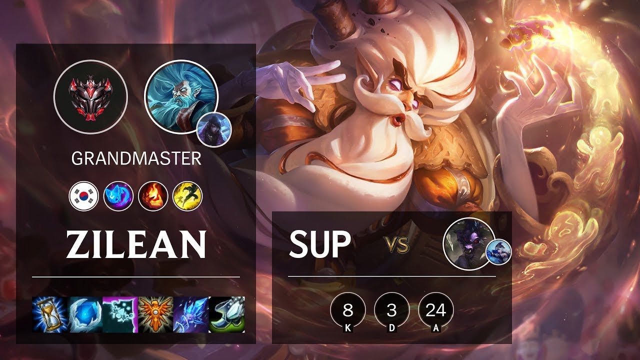 Zilean Support vs Alistar - KR Grandmaster Patch 10.7