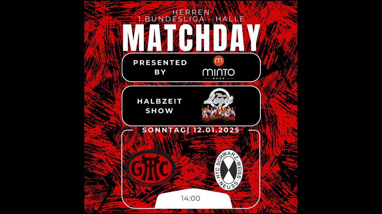 1. Hockey-Hallen-Bundesliga (Herren)  GHTC - SW Neuss