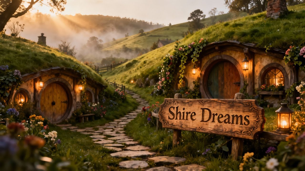 Shire Dreams • Peaceful Hobbit-Style Relaxing Music for Calm, Focus & Inner Serenity