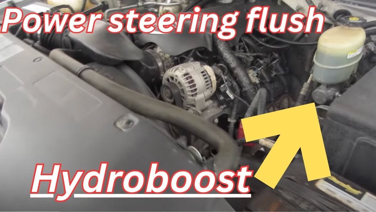 How to flush Chevy Silverado power steering - YouTube