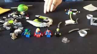 Build Time-lapse of Lego set #76040 Brainiac Attack