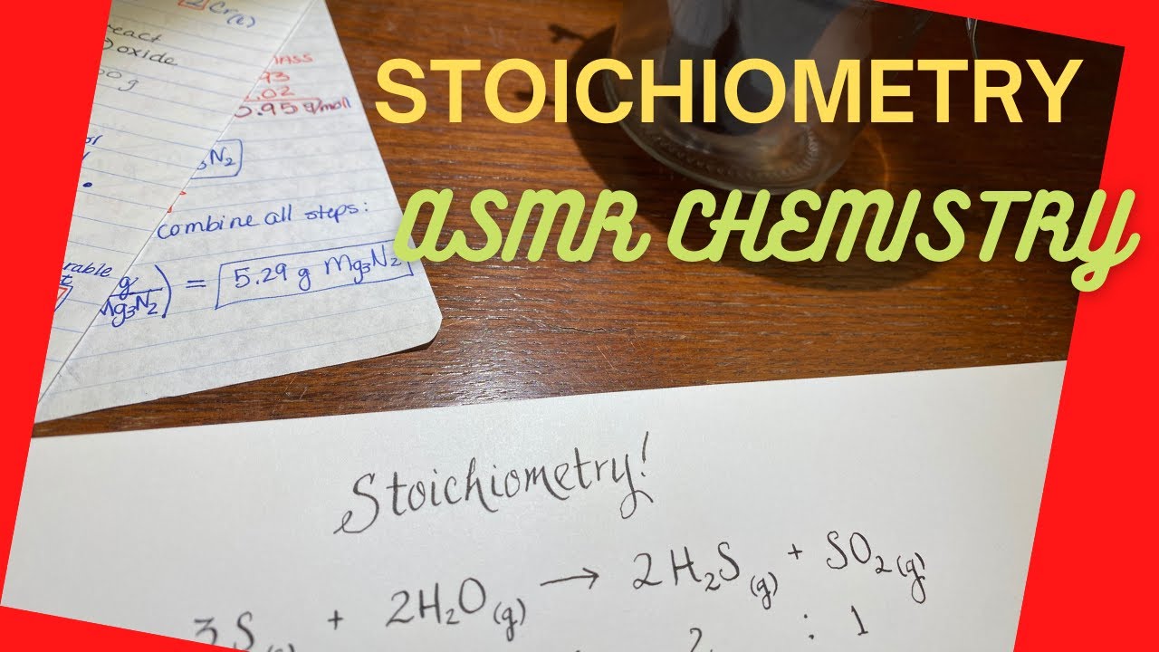 [ASMR] Stoichiometry | Mole Ratios | Chemistry Calculations - YouTube