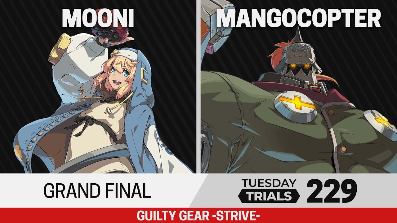 Tuesday Trials 229 GGST Grand Final - mooni (Bridget, Sol) vs Mangocopter (Potemkin)