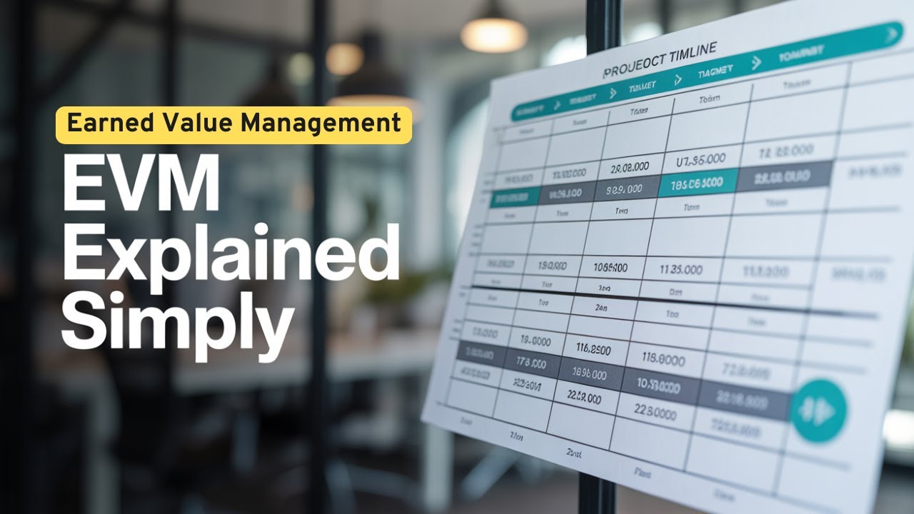 Earned value management a detailed overview with example - YouTube