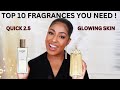 TOP 10 FRAGRANCES I WORE | PERFUME FOR WOMEN | SKIN CARE | Beyoncé CONCERT