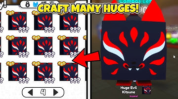 Craft So Many New Free HUGES by Doing this in Pet Simulator 99!
