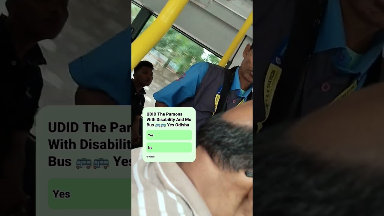 UDID The Parsons With Disability And Mo Bus Free Odisha 🚌🚌