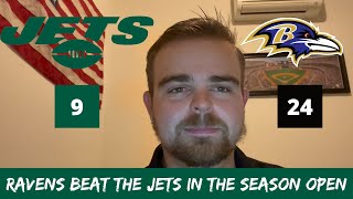 Jets struggles, lead to week 1 loss to the Ravens | Postgame Report