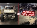 EXTREME DEEP CLEANING Of The Muddiest Jeep Wrangler EVER! | Insane Disaster Detail Transformation!