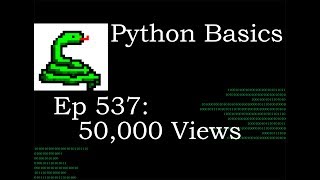Python Basics Tutorial 50000 Views