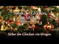 Süsser die Glocken nie klingen - Weihnachtslied mit Text - instrumental