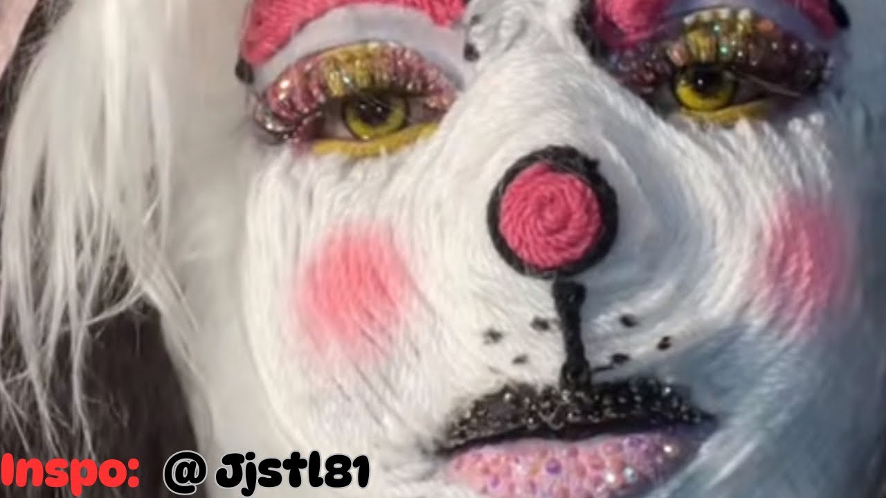 Makeup therapy yarn Easter bunny