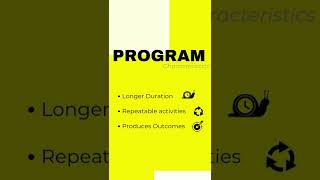 Project vs Program Wealth