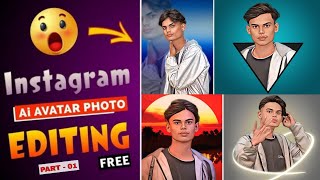 Instagram Ai Avtar Trending Photo Editing 🔥 || Cartoon Photo Editor App || Victor Photo Editing 😱 screenshot 4