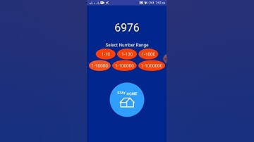 Android Random Number Picker App Version 2