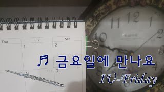 Flute Performance IU-Friday (Lyrics) / 아이유-금요일에 만나요 (가사)