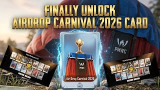 How to Unlock AIRDROP CARNIVAL 2026 CARD in PUBG MOBILE | AIRDROP CARNIVAL 2026 CARD