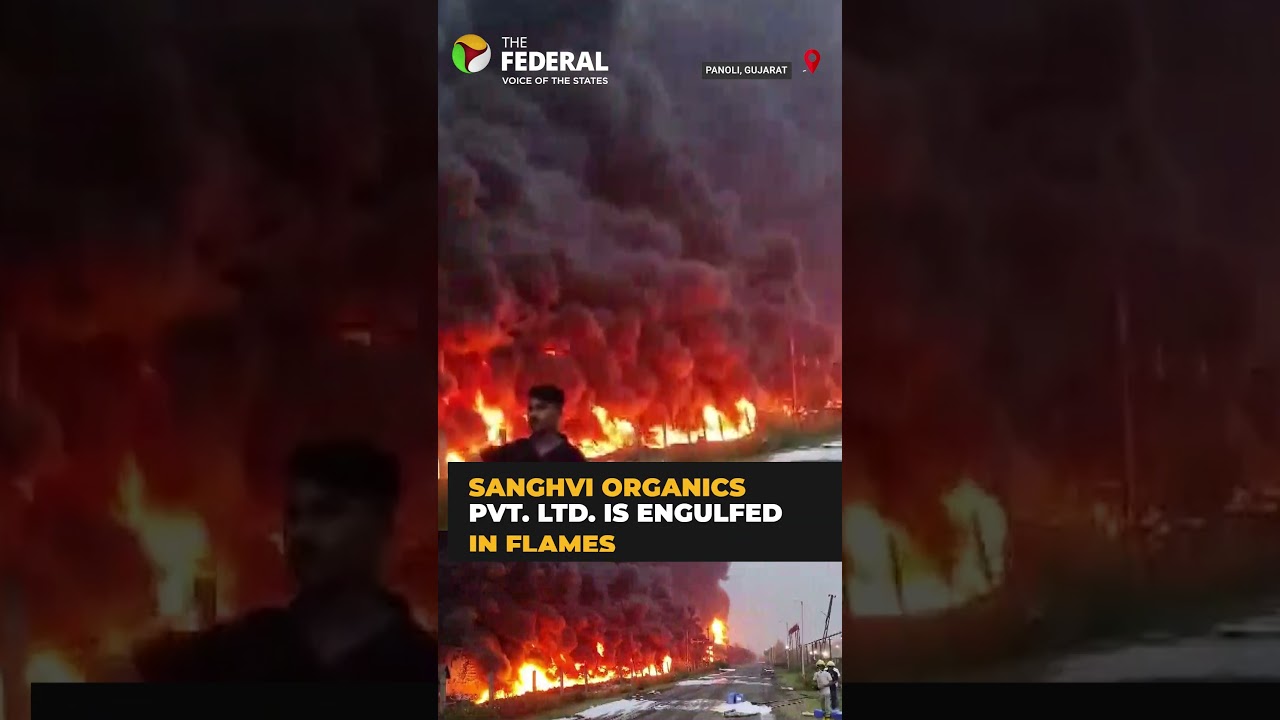 Massive fire breaks out at factory in Gujarat | 