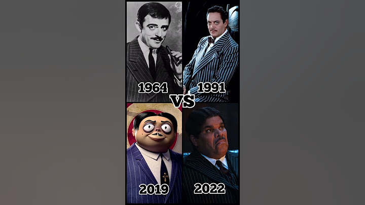 Addams Family 1964 VS 1991 VS 2019 VS 2022 #shorts #wednesday