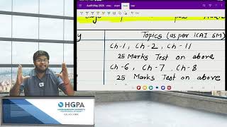 “Your 13-Day CA Inter Audit Booster: From Confusion to Confidence!” | HGPA | CA INTER EXAMS