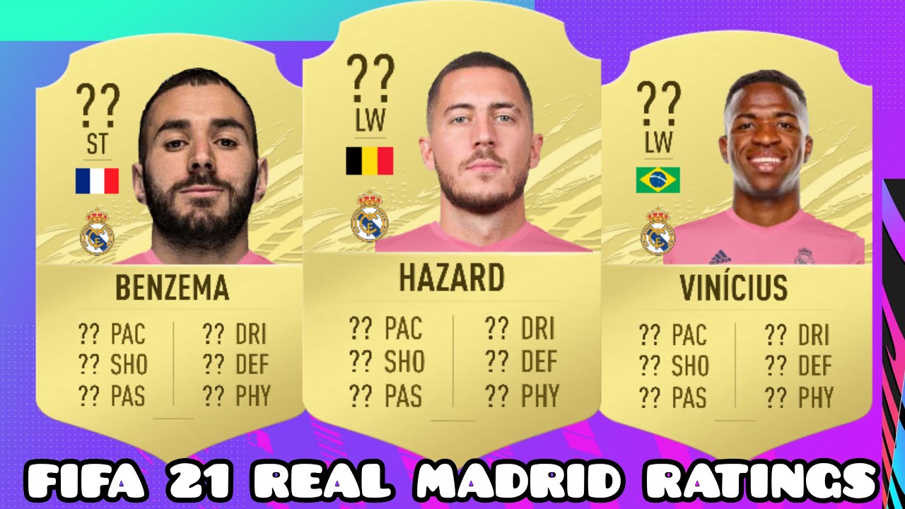 FIFA 21 REAL MADRID PLAYERS RATING