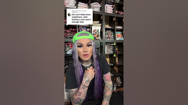 my reply to a man saying i’m empty inside because i have tattoos… 🙄🙄