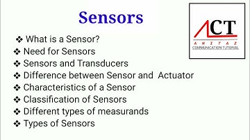Sensors || What Is Sensor?