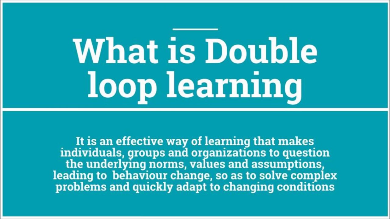 Double Loop Learning | micro eLearning module | Part I - YouTube