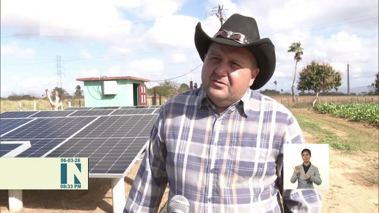 Impulsan riego solar para agricultura en Cuba