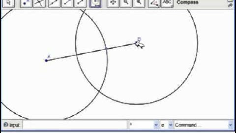 CS  Bisect Segment  4 GeoGebra