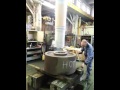 Shrink fitting a large lime kiln shaft and trunnion together