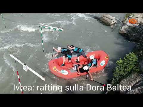 Video Rafting sulla Dora Baltea ad Ivrea. Emozioni tra le rapide